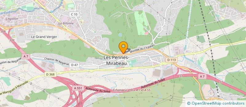 localisation de l'entreprise CORTICAL SYSTEMATIC (CSC) à LES PENNES-MIRABEAU