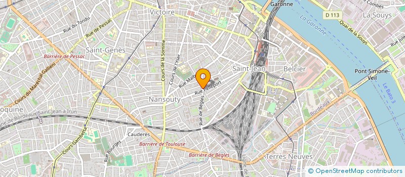 localisation de l'entreprise CORTILLAS  BORDEAUX