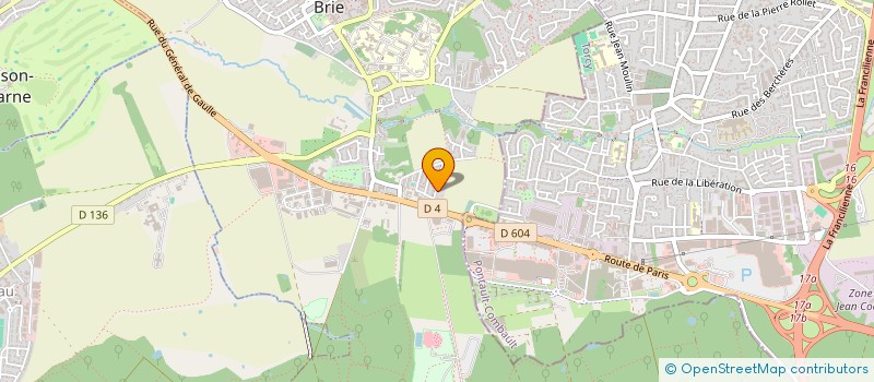 localisation de l'entreprise CORTIMMO  LA QUEUE-EN-BRIE