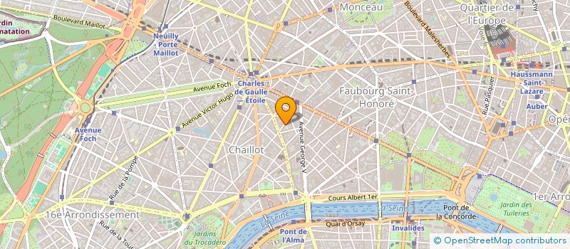 localisation de l'entreprise CORTINA INVESTISSEMENT  PARIS