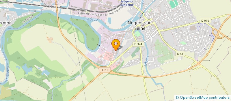 localisation de l'entreprise CORTINHAS FRERES ET ASSOCIES à NOGENT-SUR-SEINE