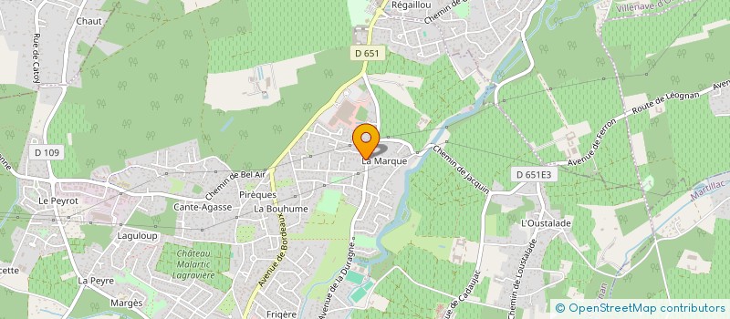 localisation de l'entreprise CORTIS  LEOGNAN