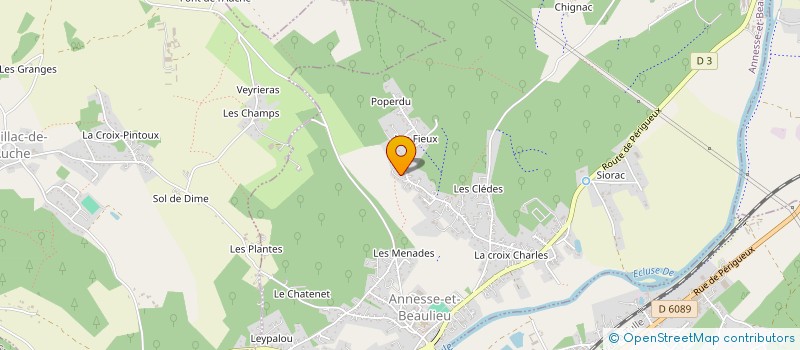 localisation de l'entreprise CORTO  MARSAC-SUR-L ISLE