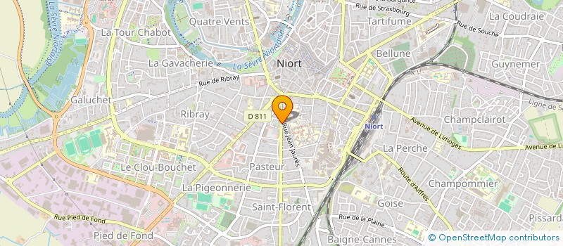 localisation de l'entreprise CORTO  NIORT