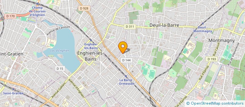 localisation de l'entreprise CORTOJACC  DEUIL-LA-BARRE