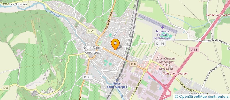 localisation de l'entreprise CORTON à NUITS-SAINT-GEORGES