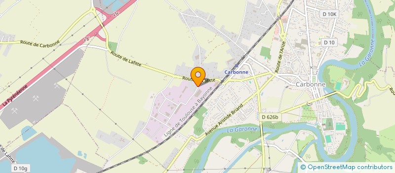 localisation de l'entreprise CORUDO à CARBONNE