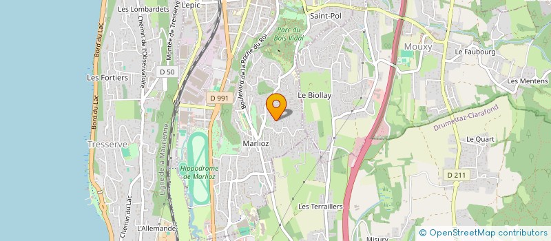 localisation de l'entreprise CORUH RENOVATION  AIX-LES-BAINS