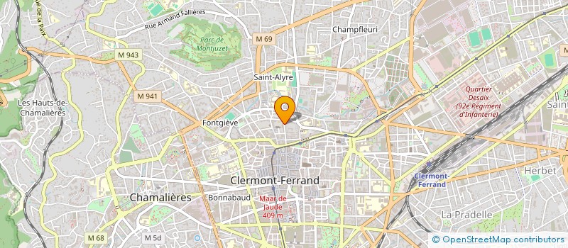 localisation de l'entreprise CORUM SAINT JEAN  CLERMONT-FERRAND