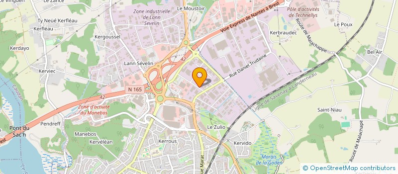 localisation de l'entreprise CORUS à LANESTER