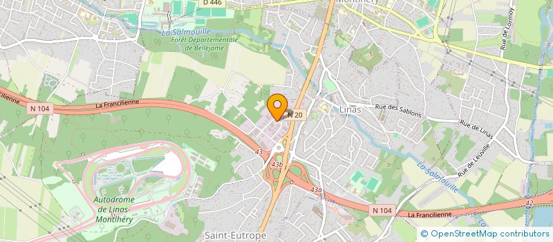 localisation de l'entreprise CORUS  LINAS