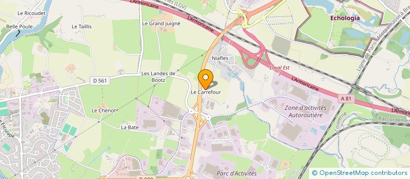 localisation de l'entreprise CORUSANT  CHANGE