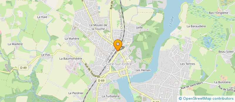 localisation de l'entreprise CORUSCANT  SUCE-SUR-ERDRE