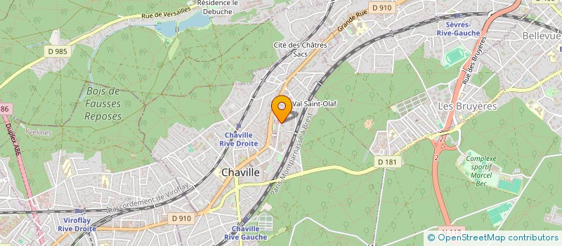 localisation de l'entreprise CORUSCANT à CHAVILLE