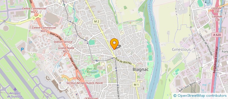 localisation de l'entreprise CORUSCANT  BLAGNAC