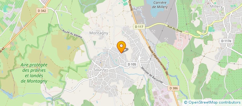 localisation de l'entreprise CORVALLIS  MONTAGNY