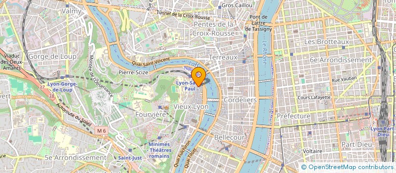 localisation de l'entreprise CORVEE COMBES GAGERE  LYON