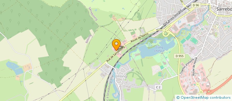 localisation de l'entreprise CORVEE DU PETIT BOIS  IMLING