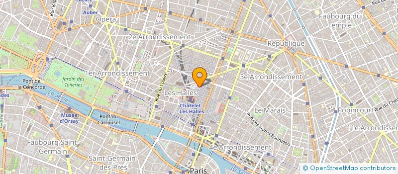 localisation de l'entreprise CORVER à PARIS
