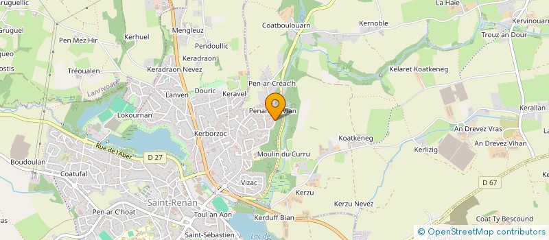 localisation de l'entreprise CORVETTE DIVA  SAINT-RENAN