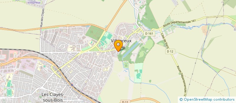 localisation de l'entreprise CORVEZ GESTION PLUS  VILLEPREUX