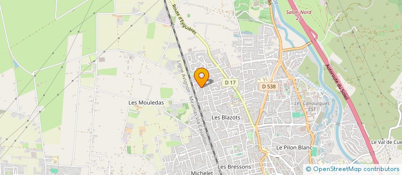 localisation de l'entreprise CORVI RECYCL'  SALON-DE-PROVENCE