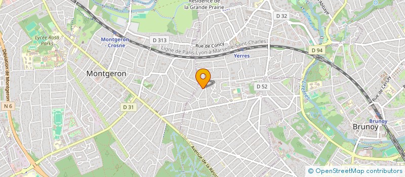 localisation de l'entreprise CORVIMMO  YERRES