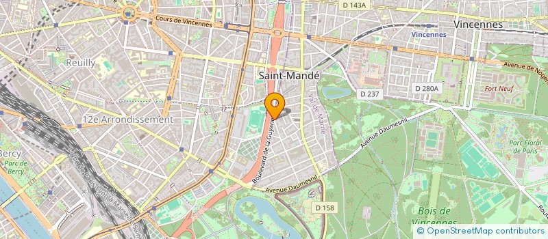 localisation de l'entreprise CORVISIER à SAINT-MANDE