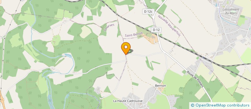 localisation de l'entreprise CORVOS CANTATE  NOUAILLE-MAUPERTUIS