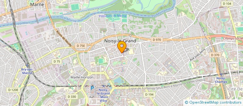 localisation de l'entreprise CORVUS INTERACTIVE  NOISY-LE-GRAND