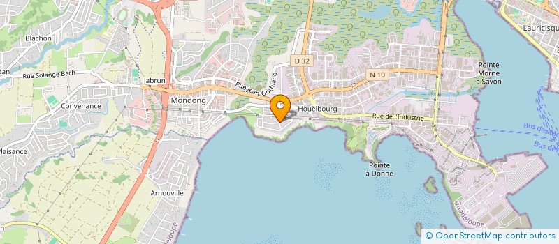 localisation de l'entreprise CORY 12  BAIE-MAHAULT