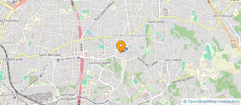 localisation de l'entreprise CORY BIEN ETRE  MARSEILLE