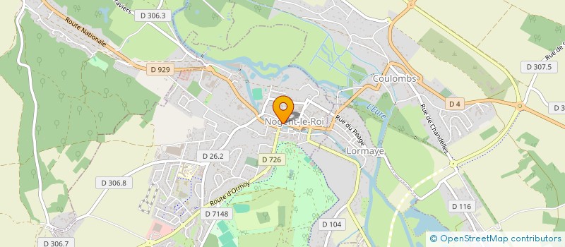 localisation de l'entreprise CORYANDRE à NOGENT-LE-ROI