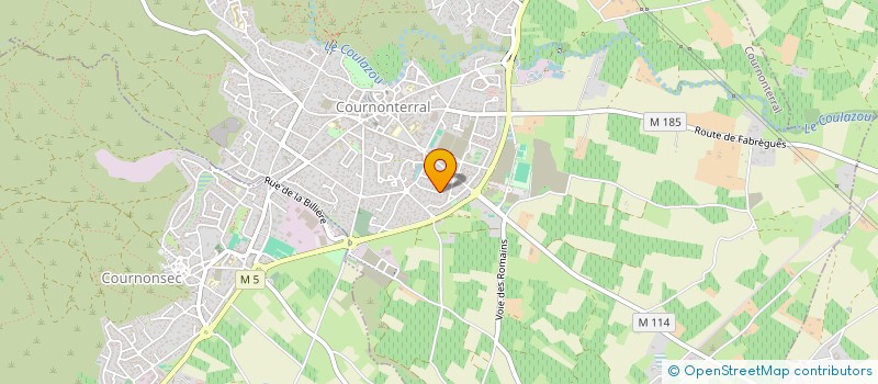 localisation de l'entreprise CORYANLIL  COURNONTERRAL