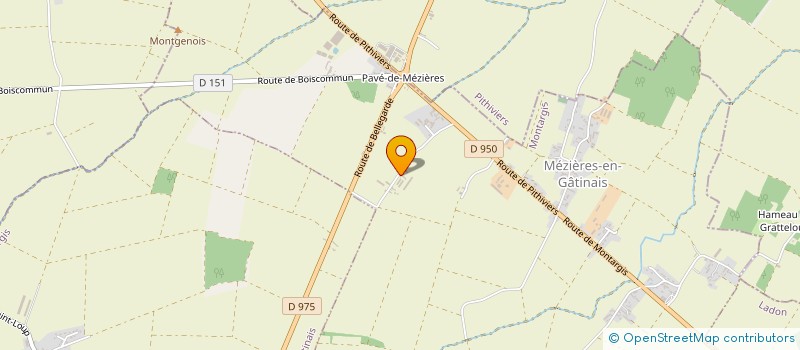 localisation de l'entreprise CORYANN à MEZIERES-EN-GATINAIS
