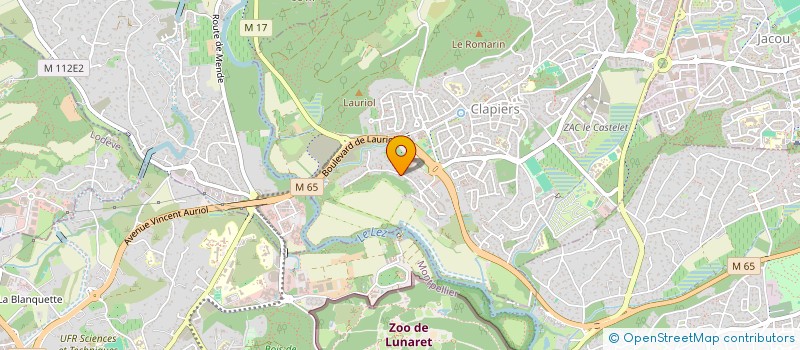 localisation de l'entreprise CORYB CORPORATION à CLAPIERS