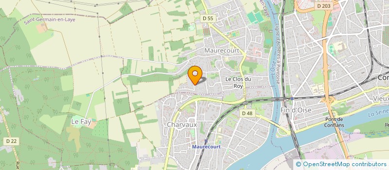 localisation de l'entreprise CORYDALIS  MAURECOURT