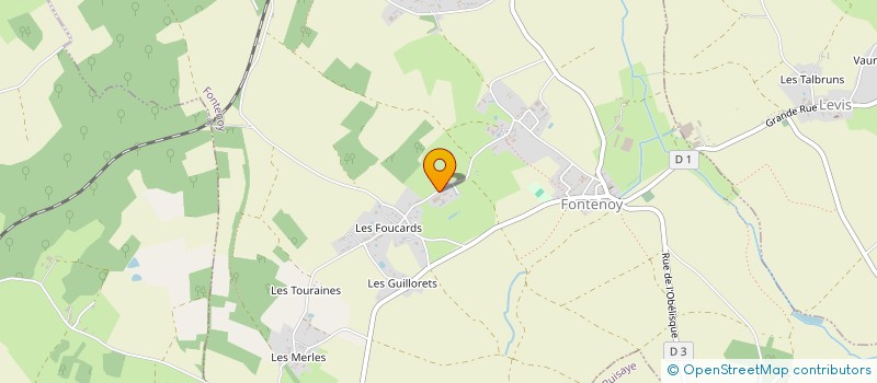 localisation de l'entreprise CORYDALIS à FONTENOY