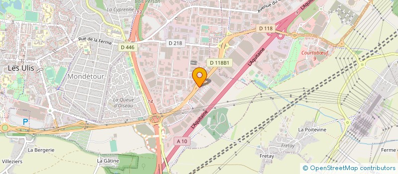 localisation de l'entreprise CORYL ETS L.LAMBERT SA à LES ULIS