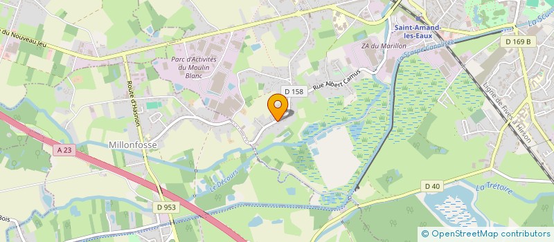 localisation de l'entreprise CORYLUS INVESTISSEMENT à SAINT-AMAND-LES-EAUX
