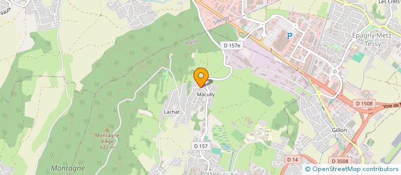 localisation de l'entreprise CORYLUS RH  POISY