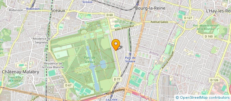 localisation de l'entreprise CORYTHME à SCEAUX