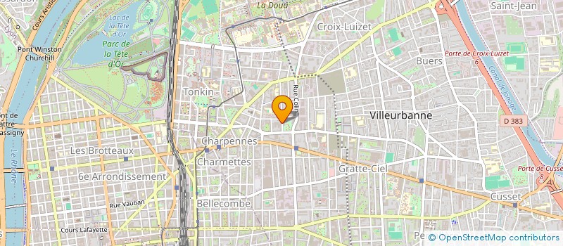 localisation de l'entreprise CORYVE INTERNATIONAL à VILLEURBANNE