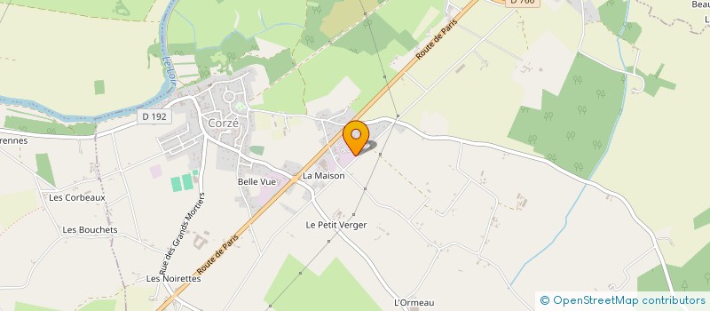 localisation de l'entreprise CORZE AUTOMOBILES  CORZE