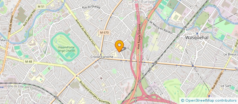 localisation de l'entreprise COS à MARCQ-EN-BARŒUL