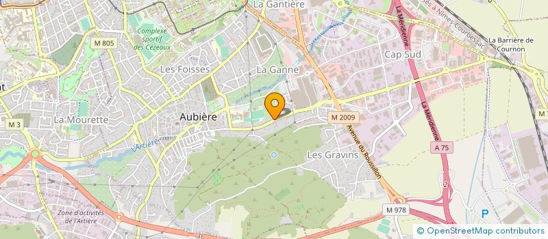 localisation de l'entreprise COS  AUBIERE