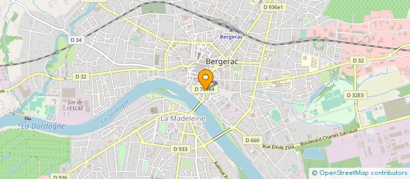 localisation de l'entreprise COS COMITE D OEUVRES SOCIALES à BERGERAC