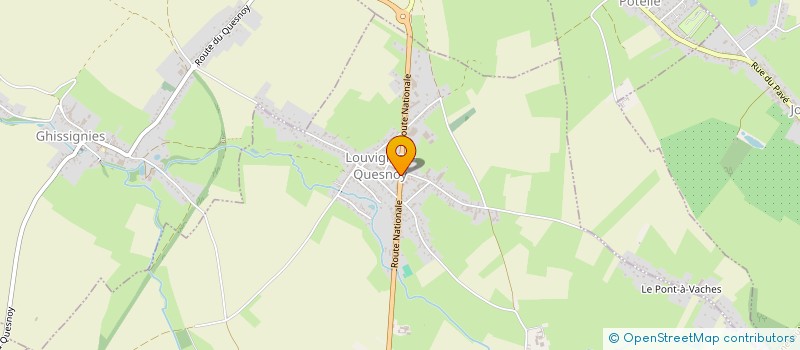 localisation de l'entreprise COS COMITE OEUVRES SOCIAL SIAN à LOUVIGNIES-QUESNOY