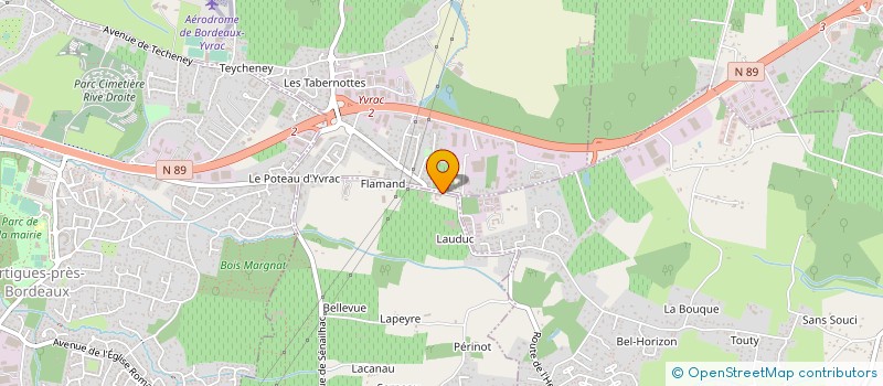 localisation de l'entreprise COS CONSTRUCTION  ARTIGUES-PRES-BORDEAUX