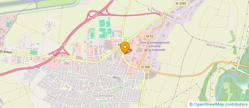 localisation de l'entreprise COS-IMMO  LEMPDES